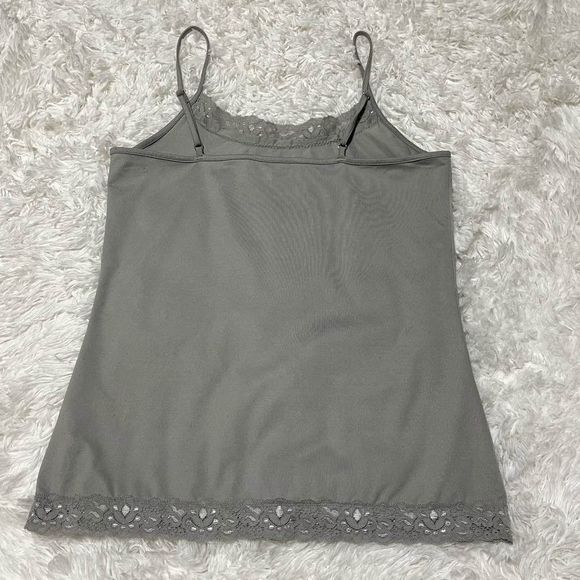 ✨Grey Chemise✨ soft and stretchy lace camisole - Picture 4 of 4